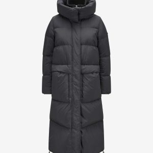 DUNO | Manteau long "Fully" - Noir