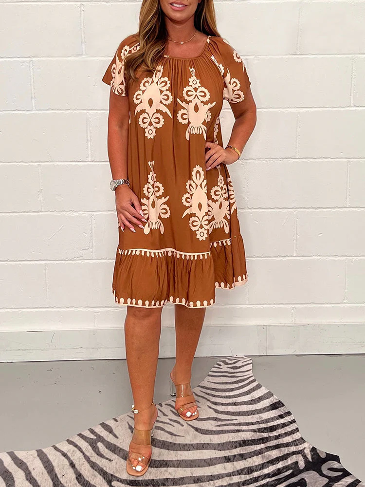 Freya - Robe Vintage en Coton Imprimé – Image 5
