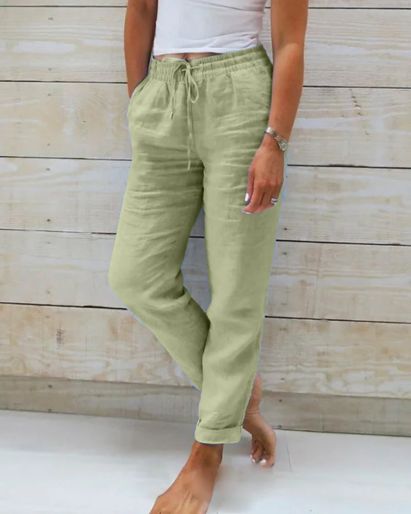Tamina - Pantalon Décontracté avec Cordons de Serrage – Image 4