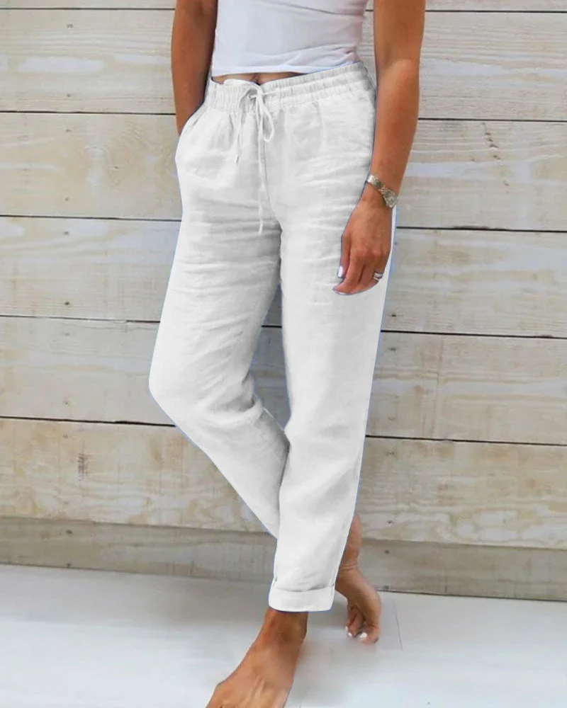 Tamina - Pantalon Décontracté avec Cordons de Serrage – Image 5