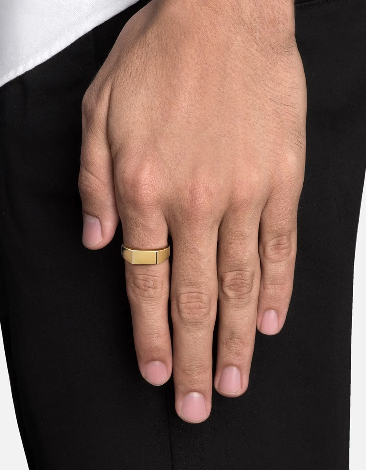 Miansai - Bague Geo Signet,  or vermeil – Image 3
