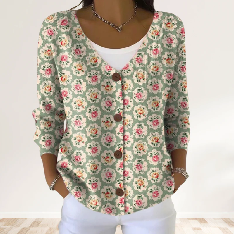 Eliavelle - Pull Hiver Doux avec Col en V Élégant – Image 7