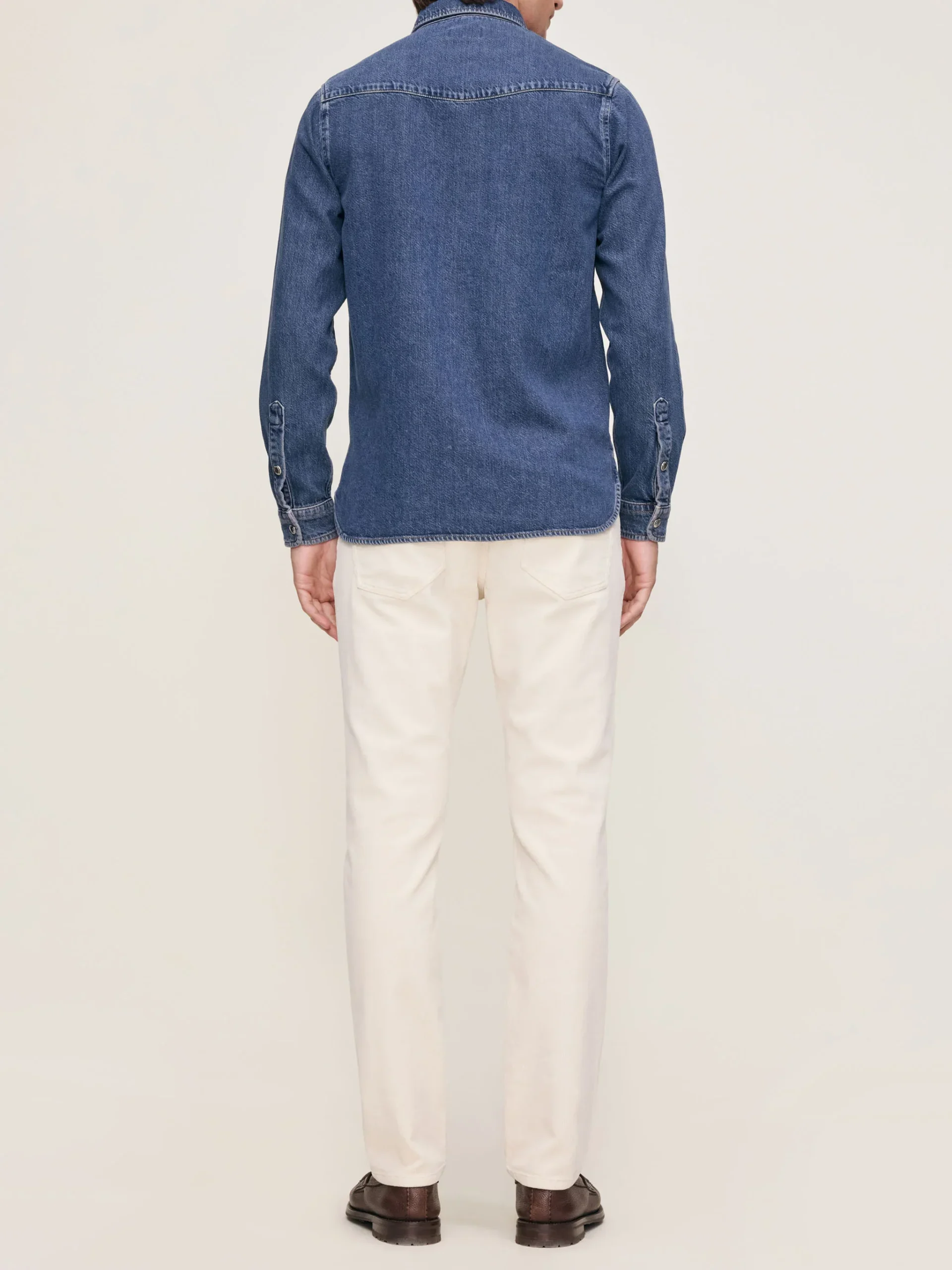DL1961 | Pantalon slim velours côtelé "Nick" - Blé – Image 4