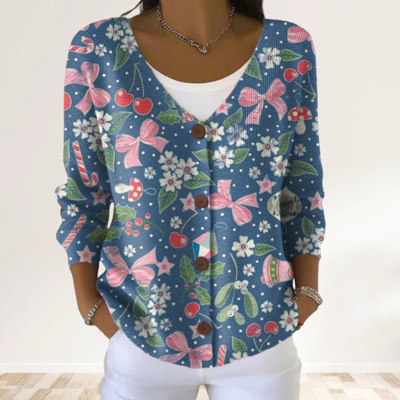 Eliavelle - Pull Hiver Doux avec Col en V Élégant – Image 8