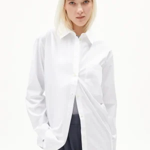 Armedangel | La blouse MAALGAA en coton biologique - Blanc