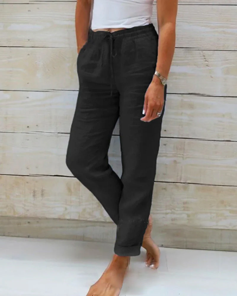 Tamina - Pantalon Décontracté avec Cordons de Serrage – Image 3