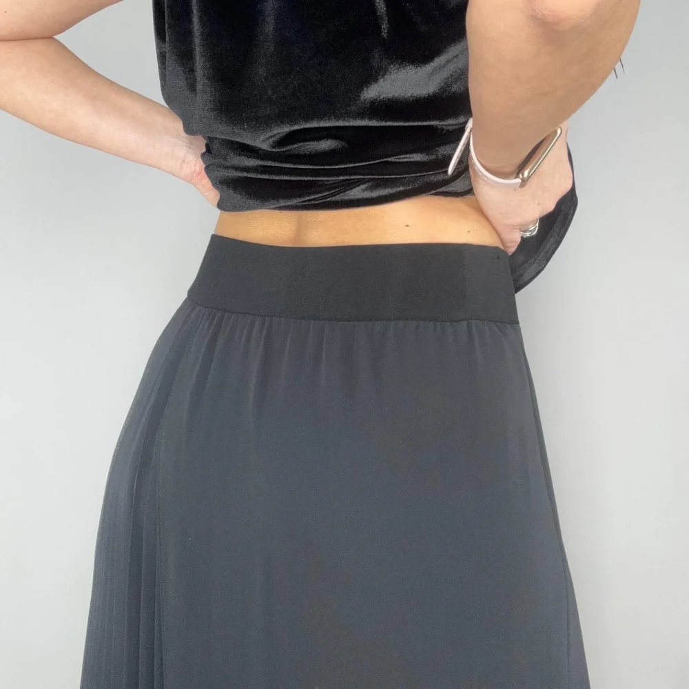 Helissavine - Pantalon Type Culotte Avec Couches Transparentes Et Plis – Image 5