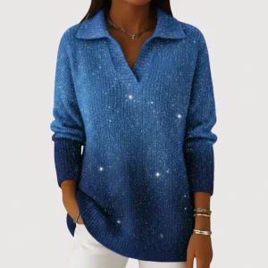Eliravelle – Pull en Tricot Pailleté au Style Élégant et Décontracté