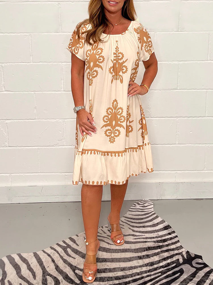 Freya - Robe Vintage en Coton Imprimé – Image 4