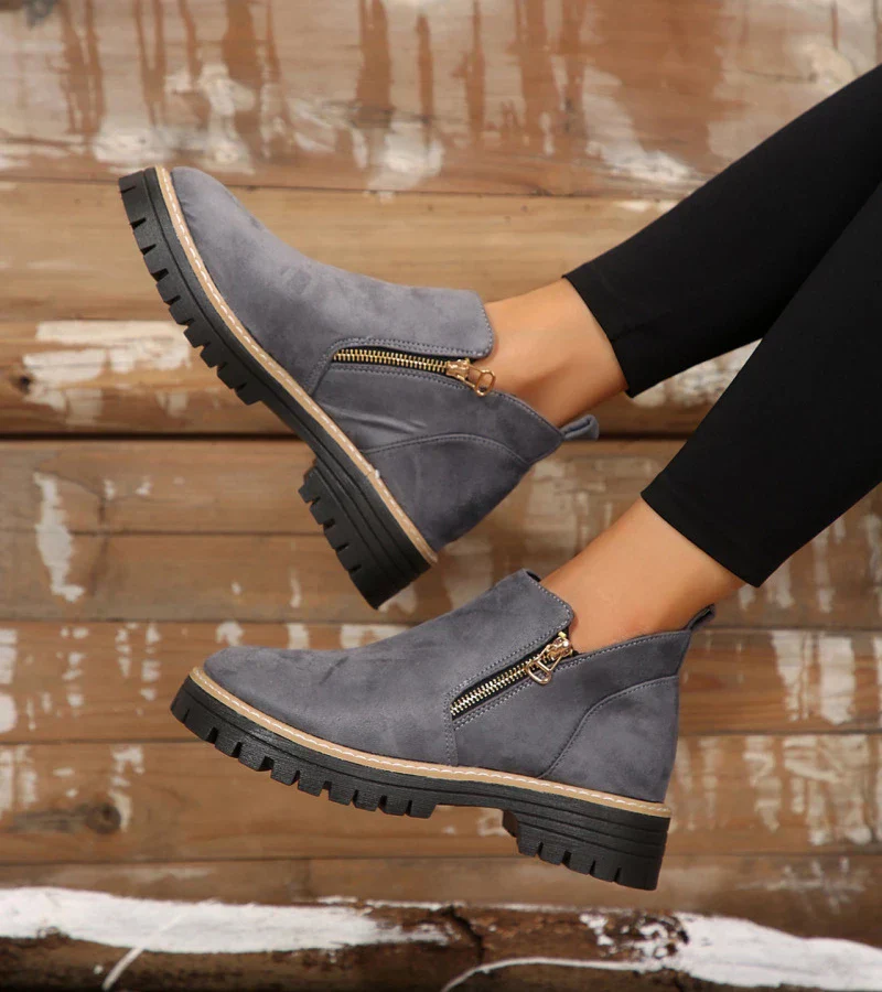 Heliviane™ - Bottines orthopédiques confortables pour femme avec semelle compensée – Image 3