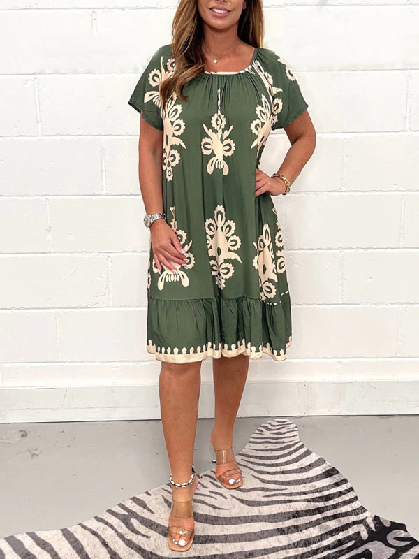 Freya - Robe Vintage en Coton Imprimé – Image 3