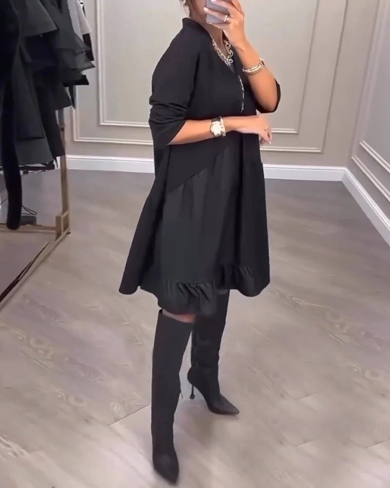 Jovianne - Robe Élégante Femme à Col V – Image 6