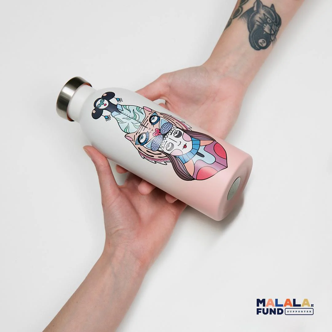 24 Bottles | Bouteille réutilisable CLIMA 500 ml - Elena Salmistraro X 24 Bottles – Image 3