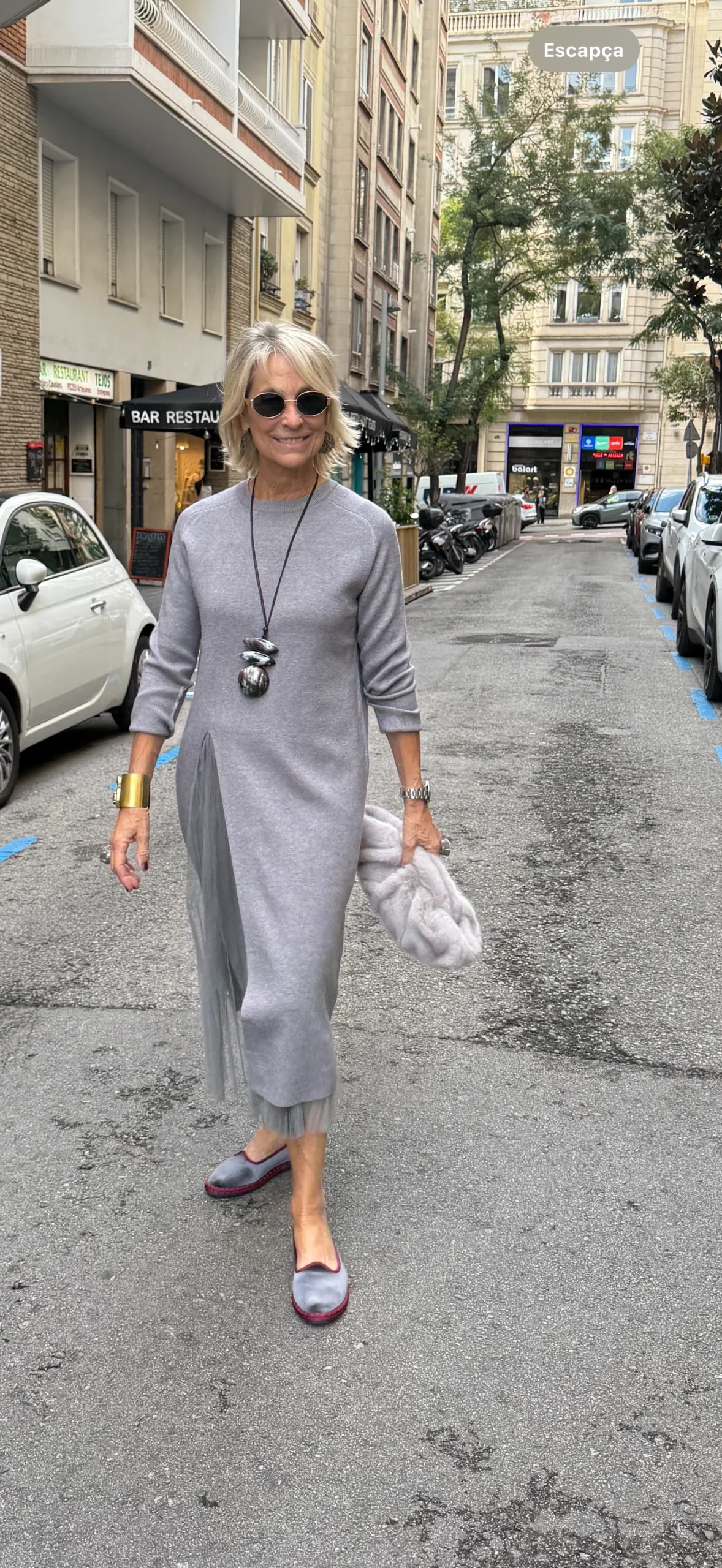 Gwenirra - Robe Tulle Tricotée Élégante – Image 3