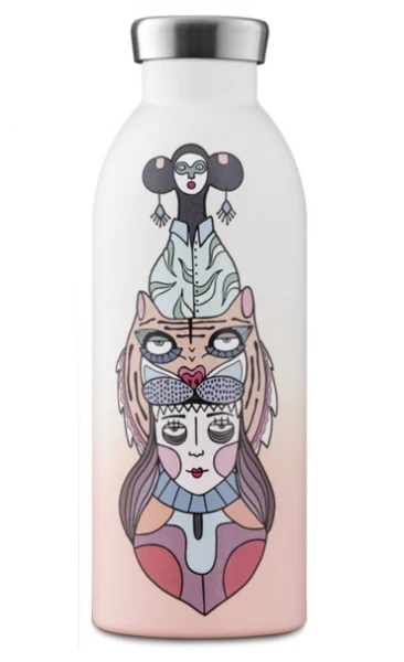 24 Bottles | Bouteille réutilisable CLIMA 500 ml - Elena Salmistraro X 24 Bottles