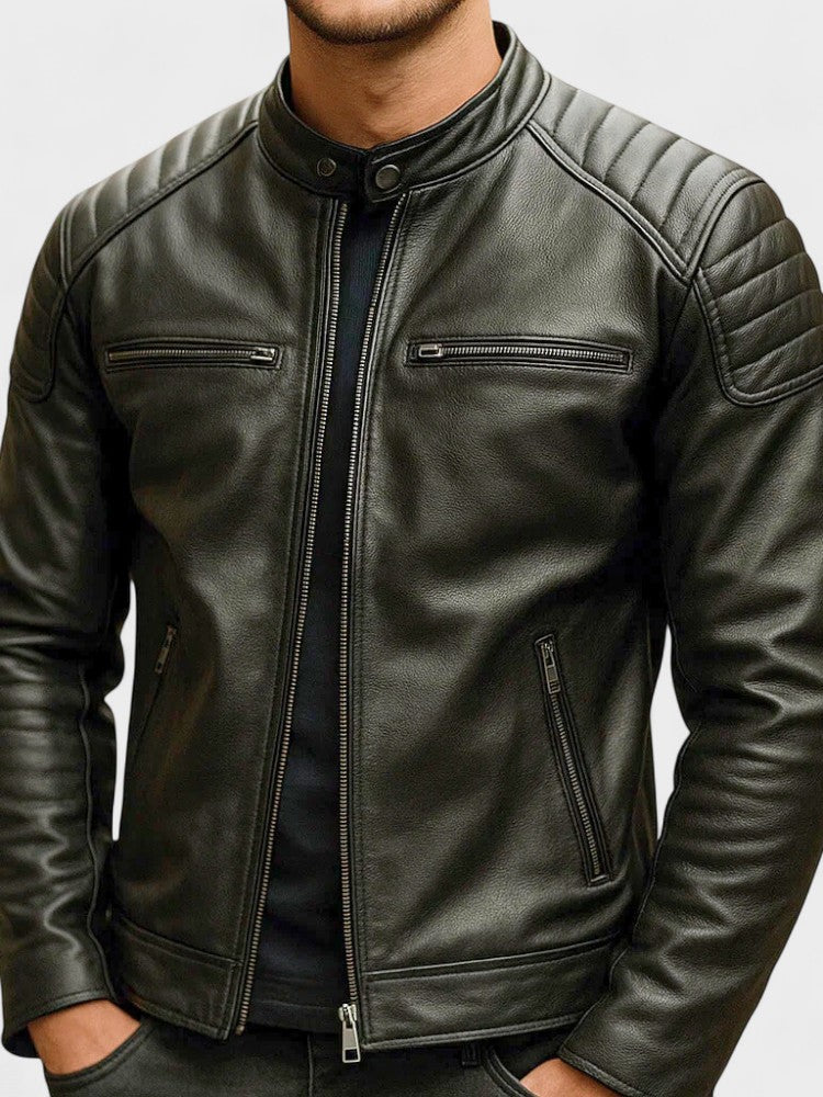 Xavier - Blouson Vintage en Cuir Homme – Image 7