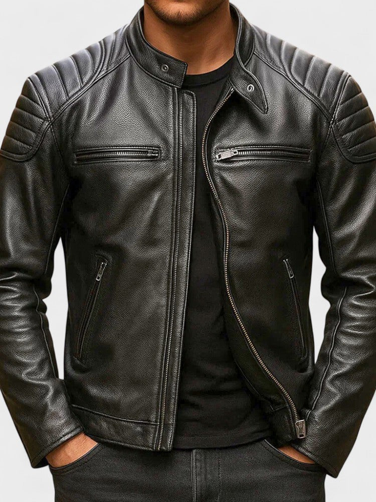 Xavier - Blouson Vintage en Cuir Homme – Image 8