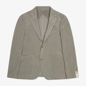 AT.P.CO | Blazer en velours côtelé stretch ''GEGE' - Gris clair