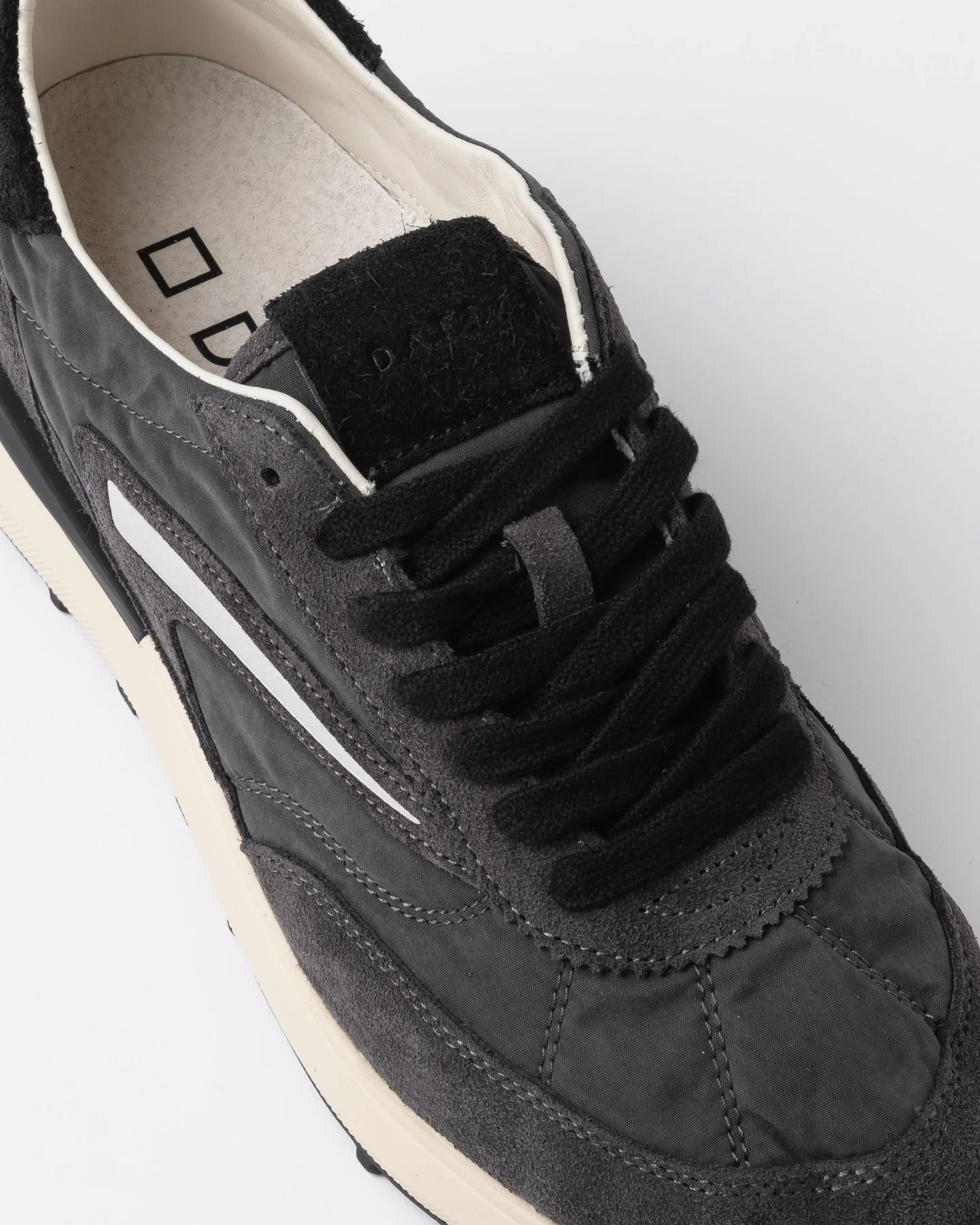 D.A.T.E | Baskets en daim et nylon ''Athleta Touch'' - Gris – Image 5