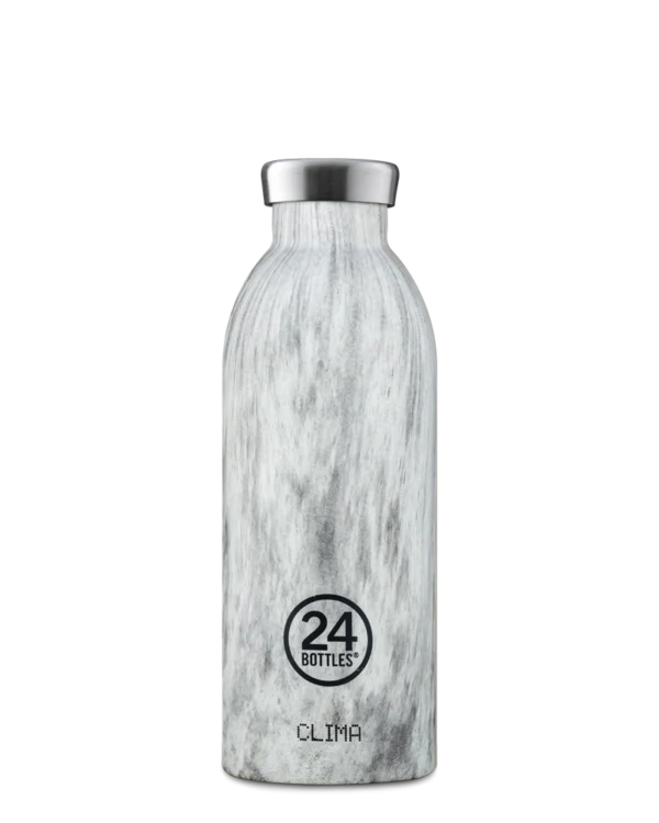 24 Bottles | Bouteille réutilisable CLIMA 500ml - Bois alpin – Image 2