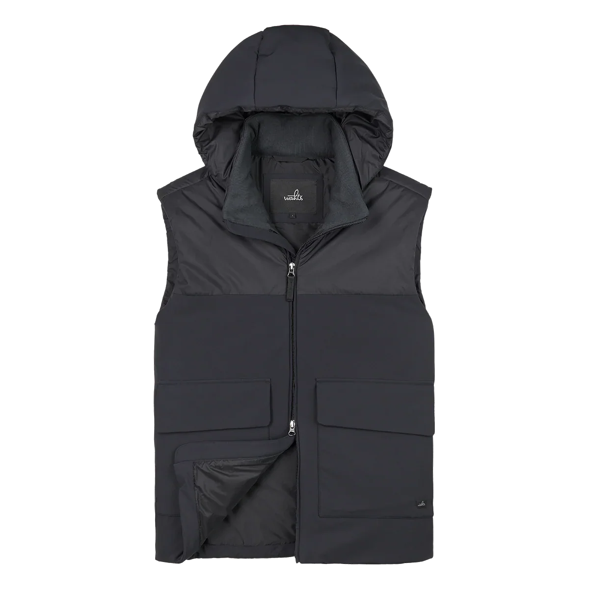 WAHTS | Veste sans manches Burrows avec capuche amovible - Bleu marine – Image 3