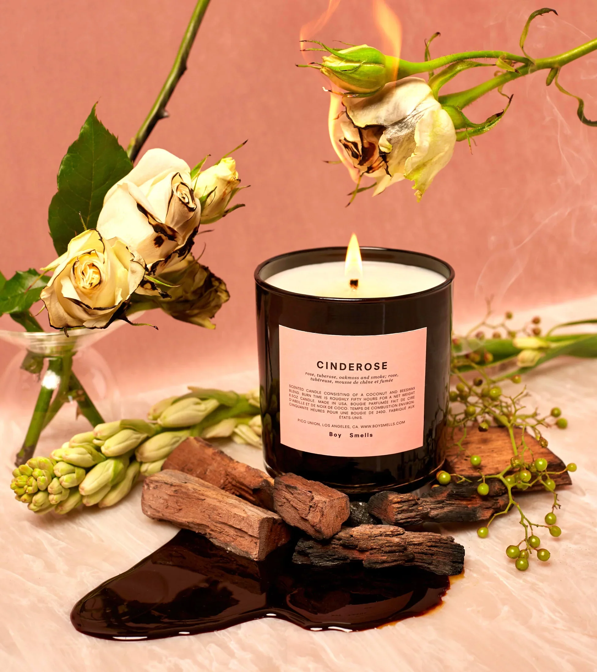 BOY SMELLS | Bougie - Cinderose (240g) – Image 3