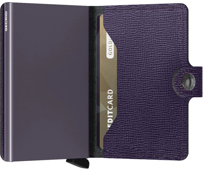 Secrid | Mini portefeuille style crisple - Mauve – Image 4