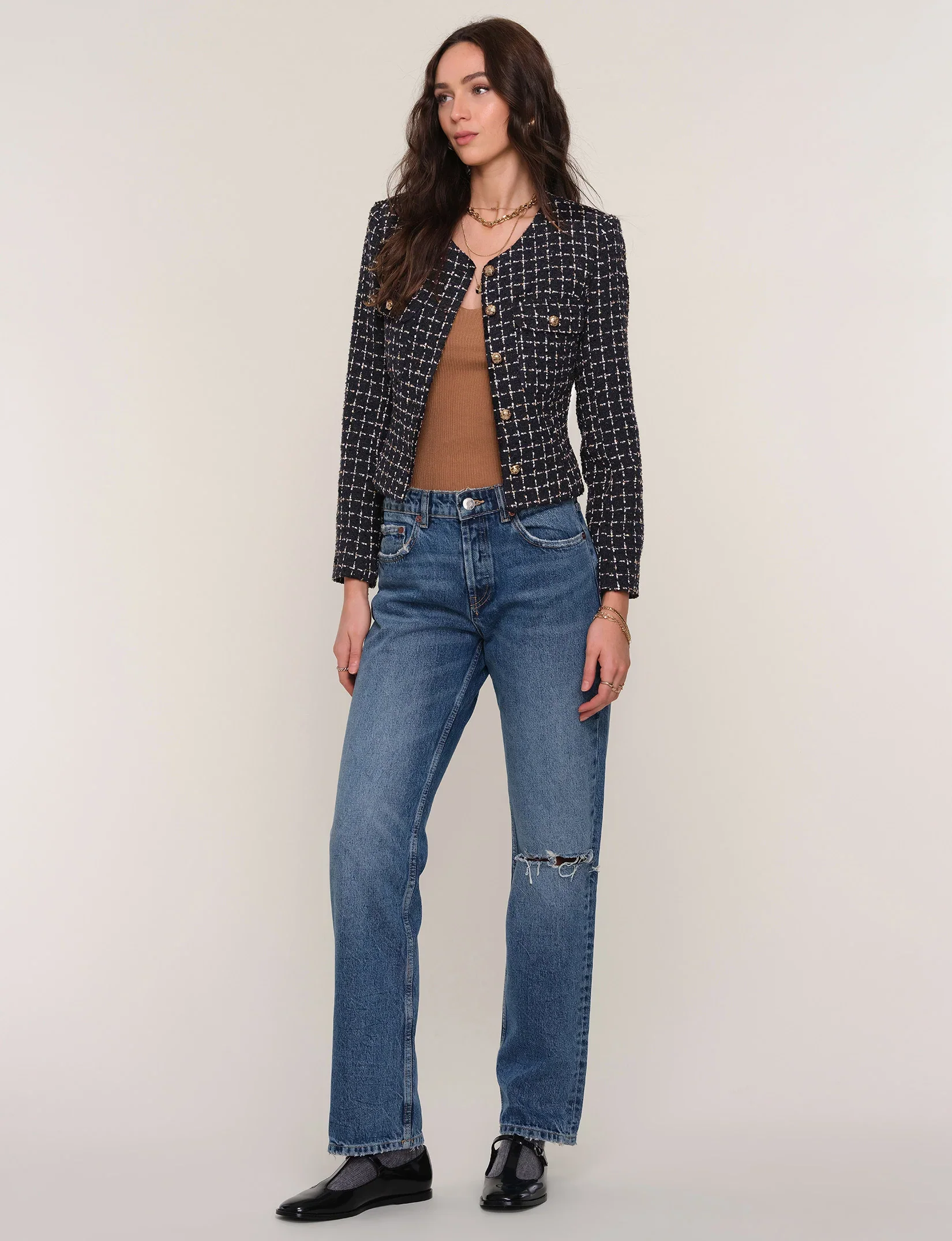 Heartloom | Veston "Berri"- Noir/ blanc – Image 4