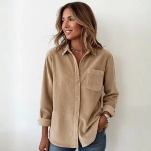 Elivianne - Une chemise en velours côtelé qui fonctionne à merveille