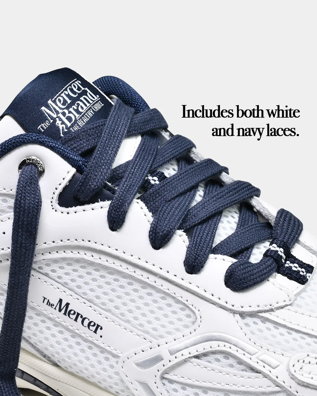 The Mercer | Les baskets « Re-Run Nappa » - blanc – Image 5