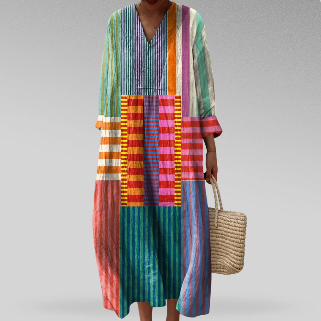 Galatea - Robe Géométrique Élégante au Design Moderne et Unique – Image 3