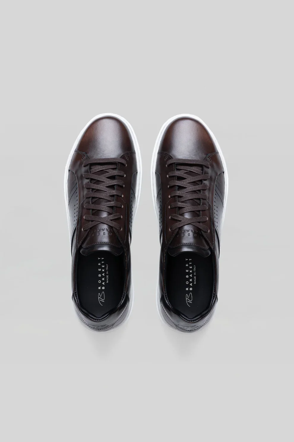 Robert Barakett | Baskets en cuir ''Dion'' - Marron – Image 5
