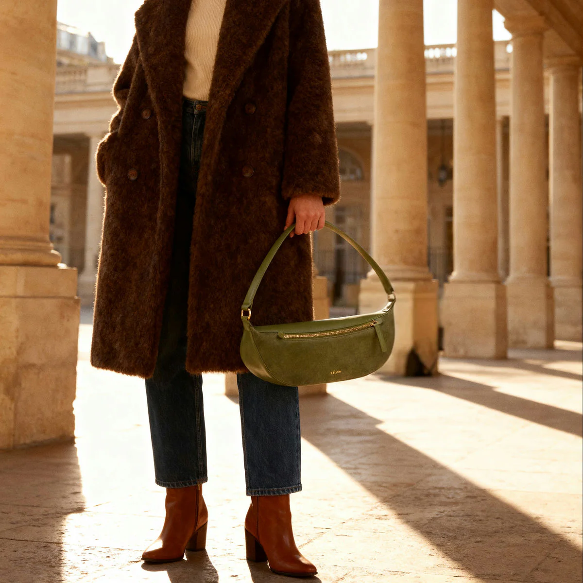 Sac bandoulière Pia - Argile – Image 7