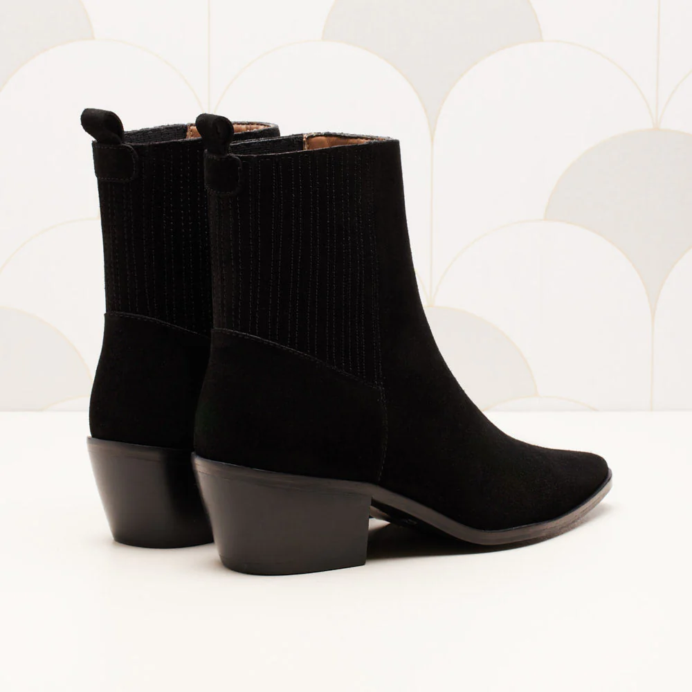 Bottines Lucile - Noir suede – Image 4