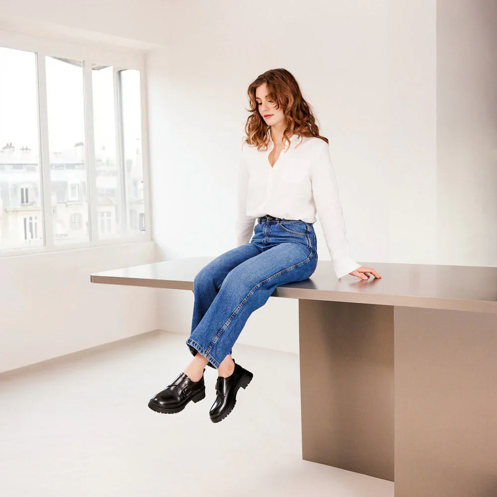 Derbies à boucle Izia - Noir glacé – Image 9
