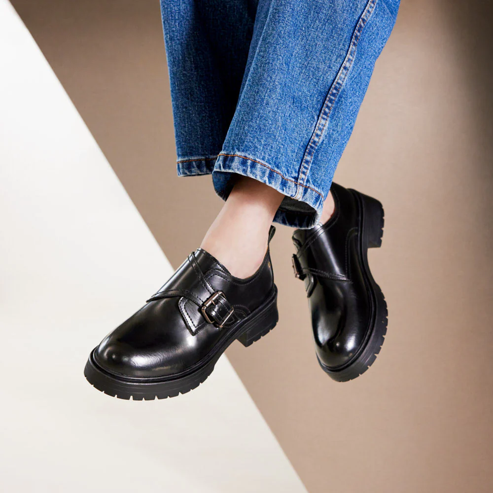 Derbies à boucle Izia - Noir glacé – Image 8