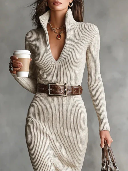 Joralyssa - Robe Midi Sculptante – Image 3