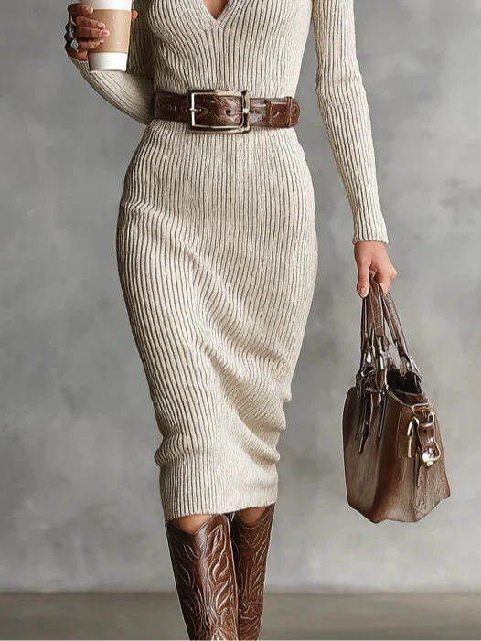 Joralyssa - Robe Midi Sculptante – Image 4