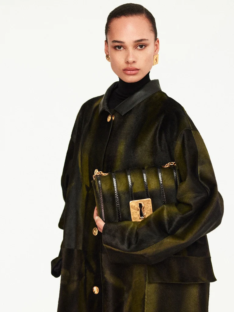 MANTEAU OVERSIZE À COL MONTANT – Image 4