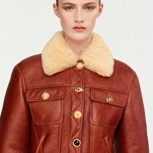 BLOUSON SHEARLING AVIATEUR