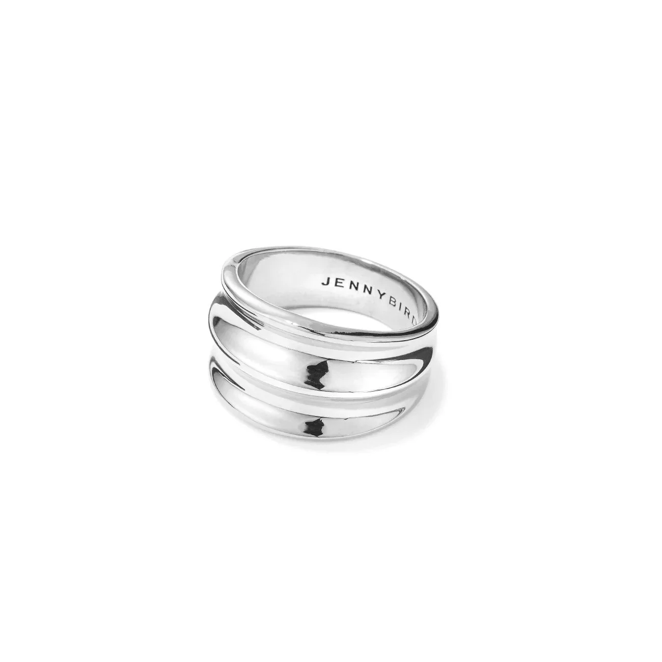 Jenny Bird - Bagues ''Double Dune'' - Argent – Image 5