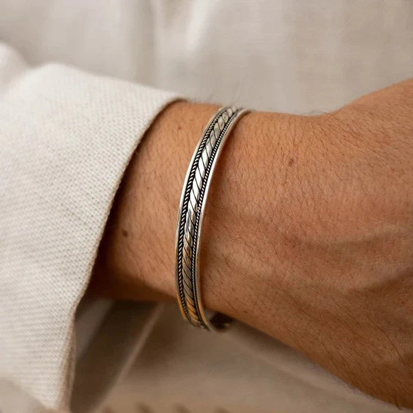 Kemmi | Le bracelet cuff à cordage en argent – Image 3