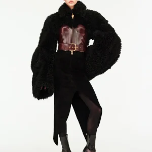 BOMBER BUSTIER BI-MATIÈRE