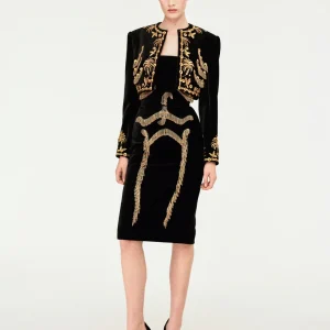 VESTE CARDIGAN BRODÉE