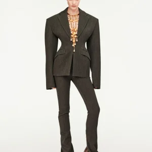 VESTE À LARGES ÉPAULES