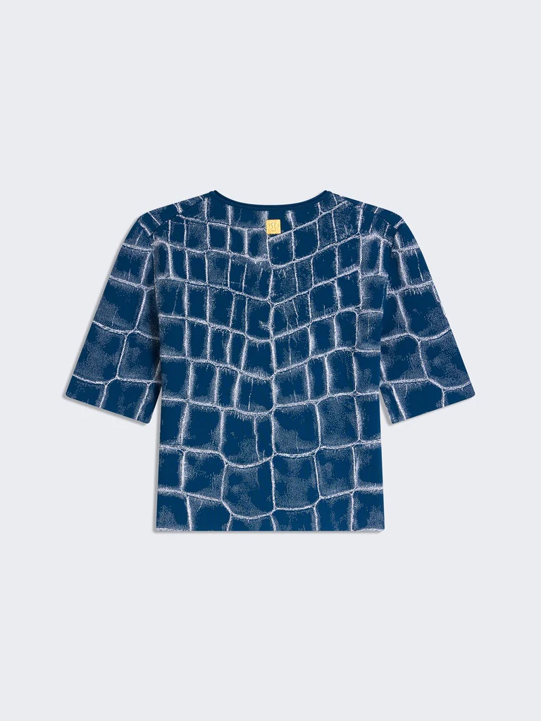 CARDIGAN JACQUARD CROCODILE – Image 5