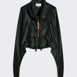 BOMBER EN SATIN