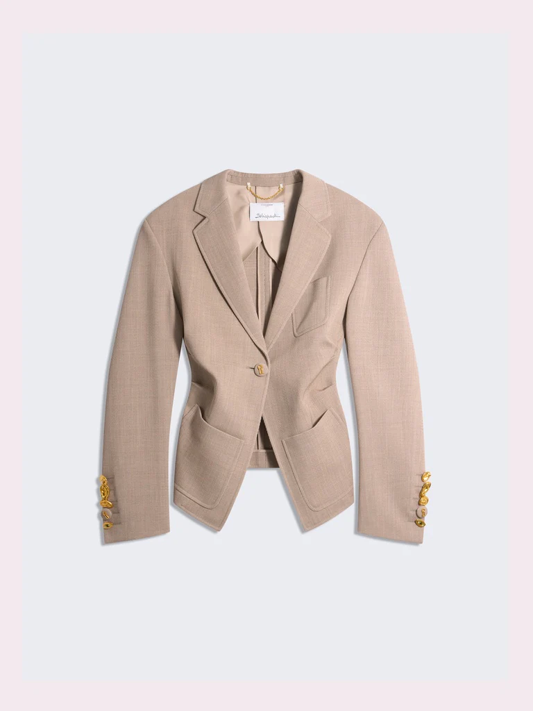 VESTE TAILLEUR FRONCÉ