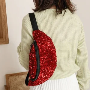 Sac banane sequin femme