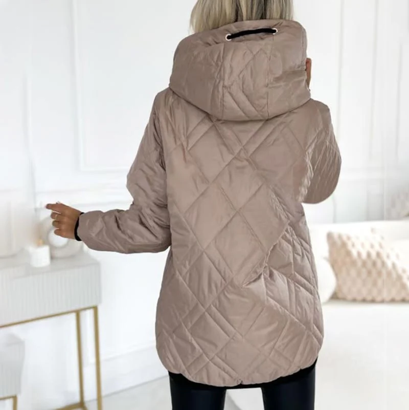 Petronella - Manteau Duvet Femme avec Capuche et Cordon de Serrage – Image 8